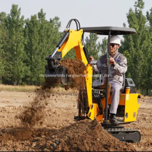 1.5ton Hot-Sell Mini Digger with Hammer Auger Grapple